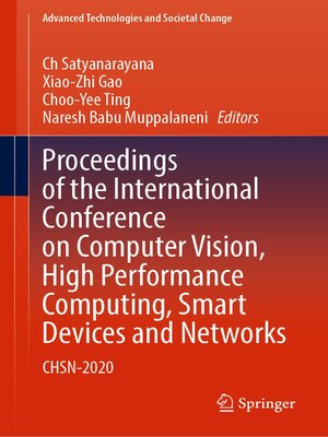 cover image of Proceedings of the International Conference on Computer Vision, High Performance Computing, Smart Devices and Networks